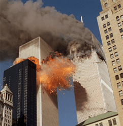 explosion dans un tour d'immeuble